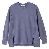 Haut à manches longues en tricot gaufré Wild Skye pour femmes Tailles TP–TG