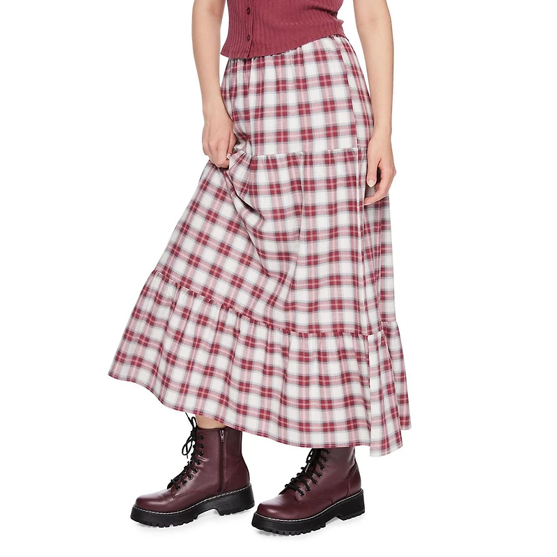 Jupe longue en flanelle Wild Skye pour femmes