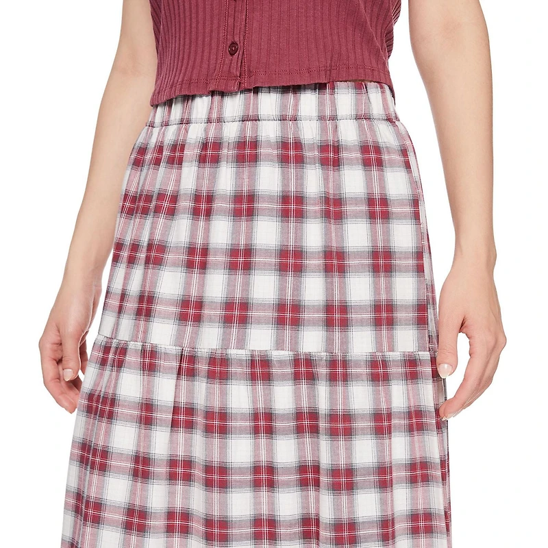 Jupe longue en flanelle Wild Skye pour femmes