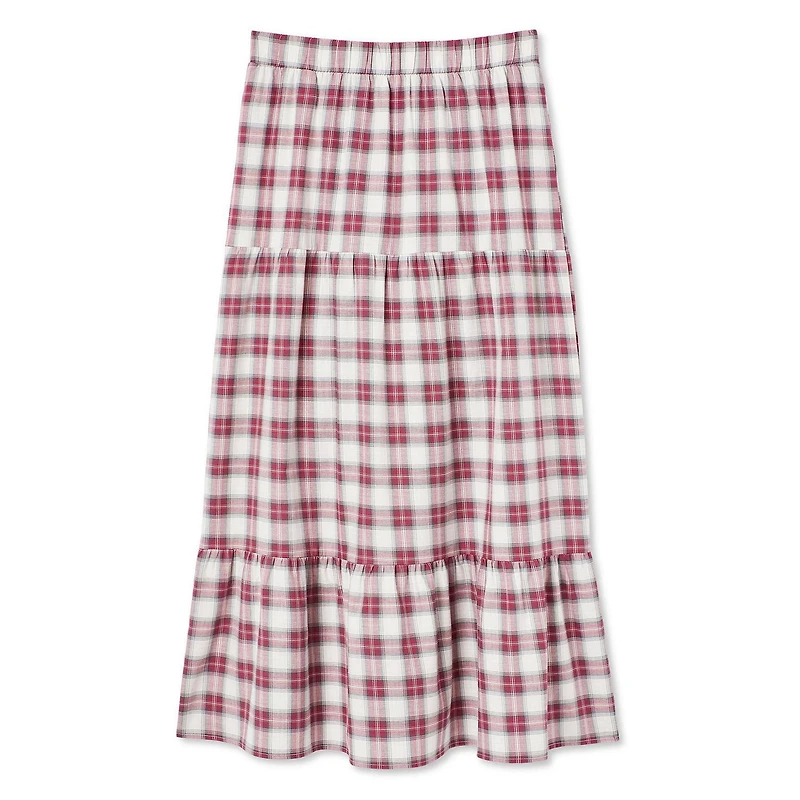 Jupe longue en flanelle Wild Skye pour femmes