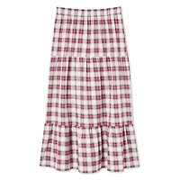 Jupe longue en flanelle Wild Skye pour femmes