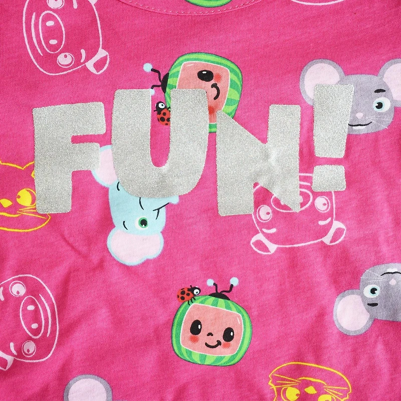 Toddler Girls CocoMelon Elephant Fashion Top