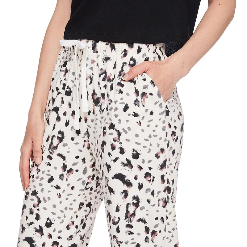 Pantalon de nuit à effet peau pêche George pour femmes Tailles TP–TTG