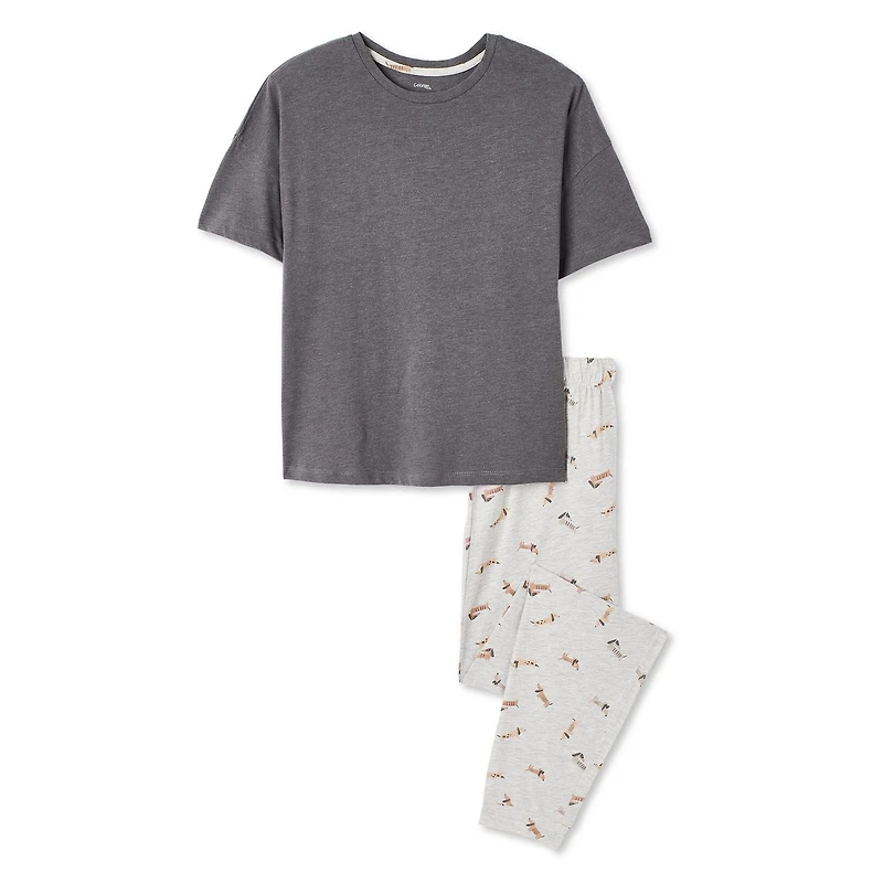 Pyjama 2 pièces George pour femmes Tailles TP–TTG