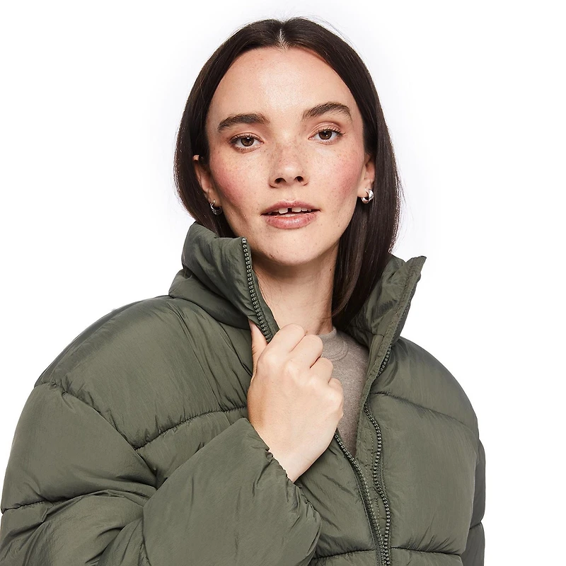 Doudoune courte George pour femmes Tailles TP–TTG