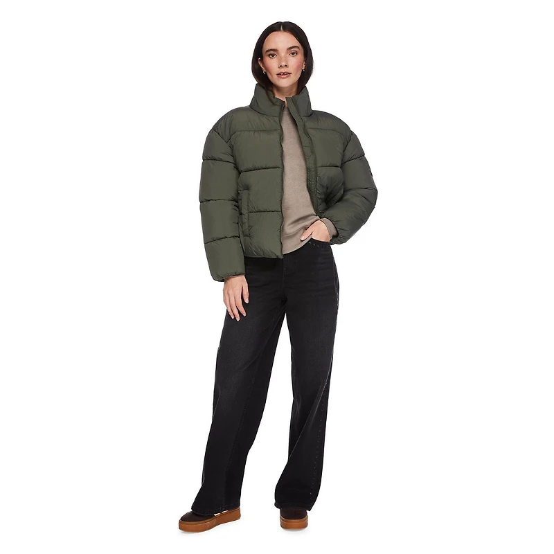 Doudoune courte George pour femmes Tailles TP–TTG