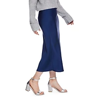 George Women's Satin Skirt, Sizes XS-XXL