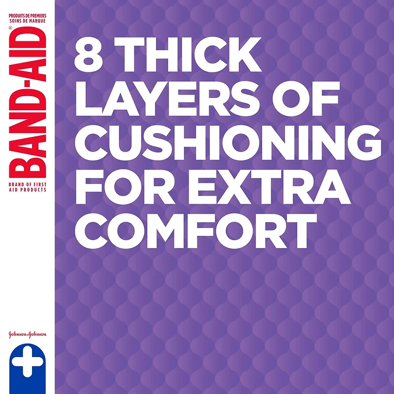 Compresses de gaze stériles Protection coussinée de marque BAND-AID® idéales pour les coupures, égratignures et brûlures mineures; compresses non adhérentes emballées individuellement pour le soin des plaies, petite taille, 5,1 cm x 5,1 cm 25 compresses