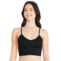 No Boundaries Women's Seamless Longline Bra, Sizes S-XXL