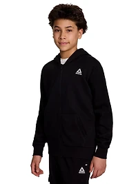 Reebok sweat à capuche zippé game day pour garçon Tailles 4/5-18