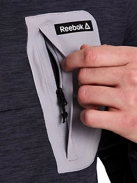 Men's Reebok Freedom Mock Neck Snap Pullover, Tailles S-XL