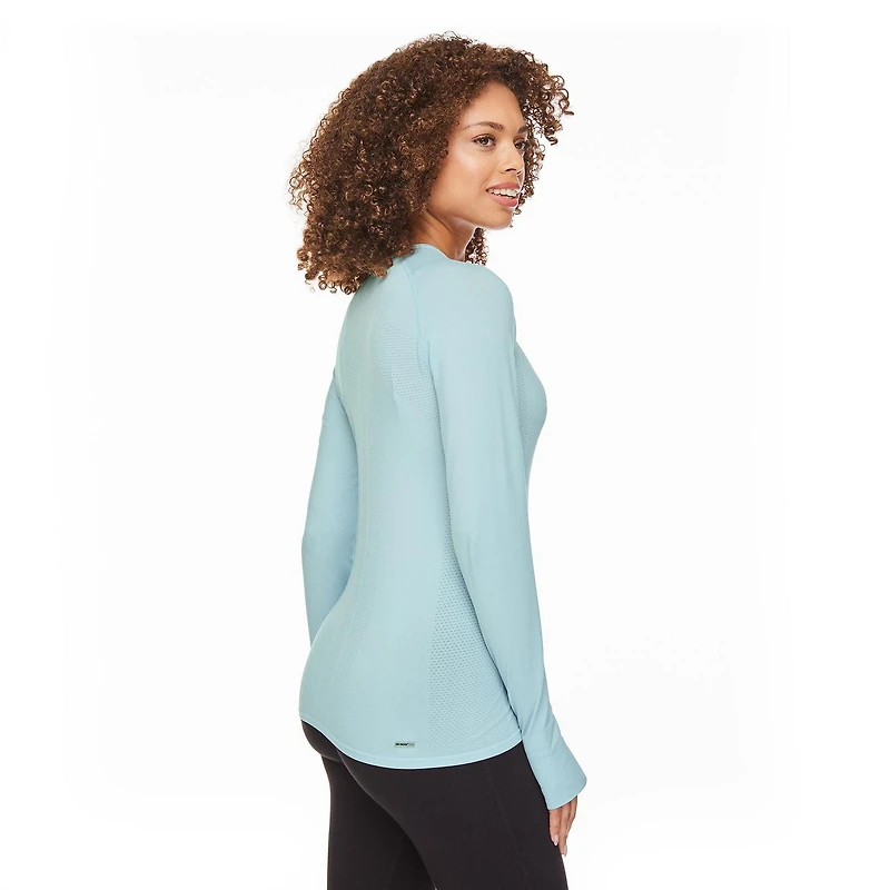 Athletic Works Women's Long Sleeve Seamless Tee