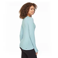 Athletic Works Women's Long Sleeve Seamless Tee