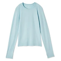 Athletic Works Women's Long Sleeve Seamless Tee