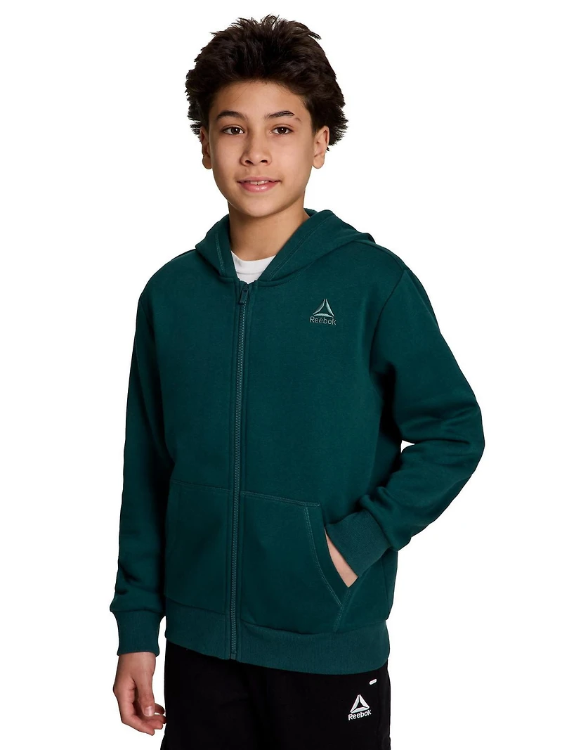 Reebok sweat à capuche zippé  game day pour garçon