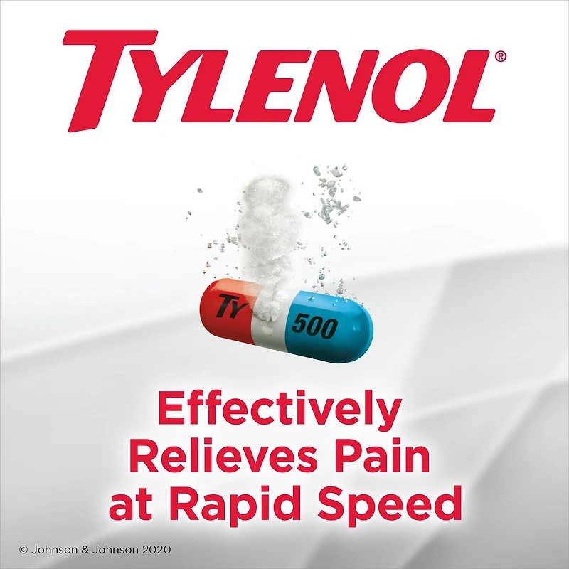 Tylenol Extra Strength Pain Relief Acetaminophen 500mg Rapid Release Gels, 24 Count