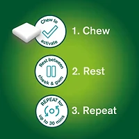 Nicorette Peppermint Gum, 4 mg, Quit Smoking, Nicotine Gum, Smoking Cessation Aid, NRT, Reduce Cravings, 210 Count