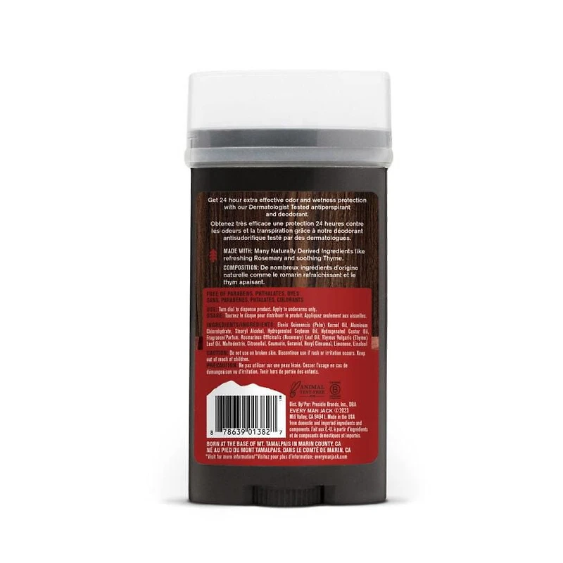 Every Man Jack Antisudorifique Désodorisant Bois De Cèdre 73 Grammes