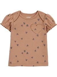 Carter's Child of Mine Newborn girls' 3-piece Set - Heart