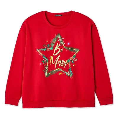 Chandail de Noël en molleton George Plus pour femmes