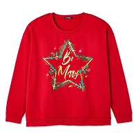 Chandail de Noël en molleton George Plus pour femmes