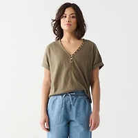 DV Chemise à manches courtes, ample