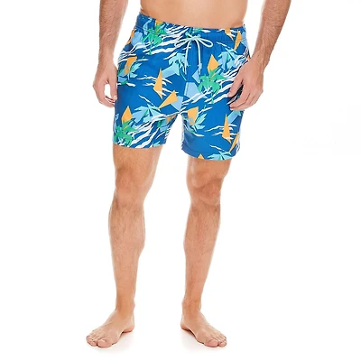 Short de volley 16 po avec palmiers triangulaires Speedo pour hommes