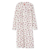 Chemise de nuit en velours Iyla pour femmes Tailles P-TG