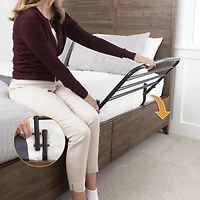 Stander 30 inch Bed Rail for Seniors, Adjustable Bed Assist Rails for Elderly Adult Support