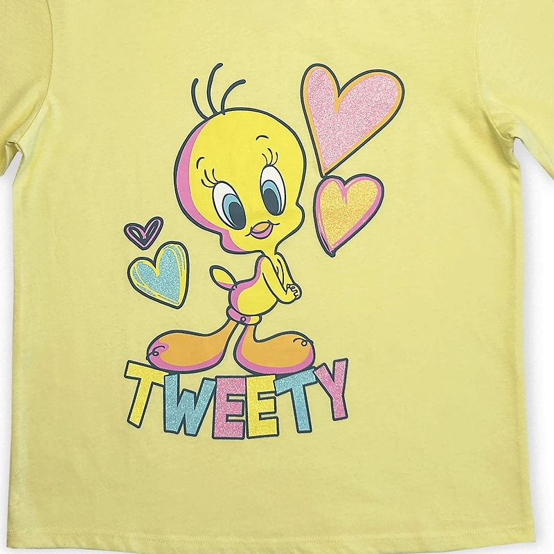 Looney Toons T-shirts à manches courtes pour filles