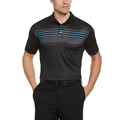 Ben Hogan Men's Chest Stripe Golf Polo Shirt