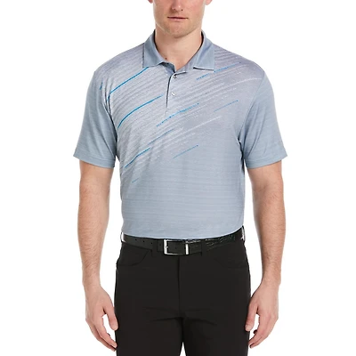 Ben Hogan Polo de golf à imprimé poitrine pour homme