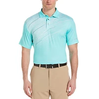 Ben Hogan Men's Chest Print Golf Polo Shirt
