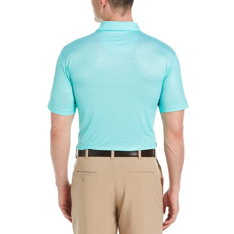 Ben Hogan Men's Chest Print Golf Polo Shirt