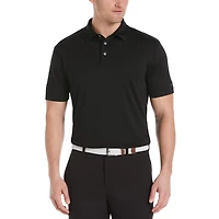 PGA TOUR Course Essentials Men's Easy Care Solid Golf Polo Shirt, PGAT