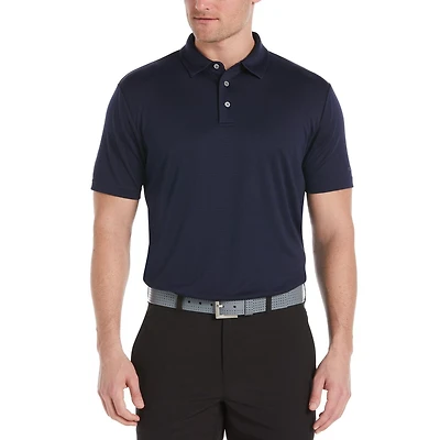 PGA TOUR Course Essentials Polo de golf solide facile d'entretien pour homme