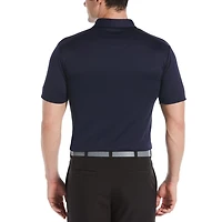 PGA TOUR Course Essentials Men's Easy Care Solid Golf Polo Shirt