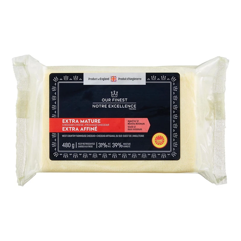 Our Finest Extra Mature Cheddar Cheese, 480 g