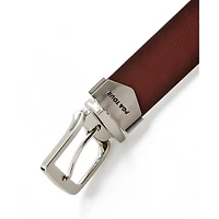 PGA TOUR Course Essentials Ceinture de golf réversible à écusson brun bruni