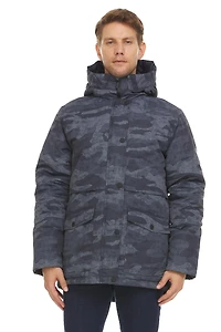 Swiss Tech Men's Hooded Utility Parka Jacket