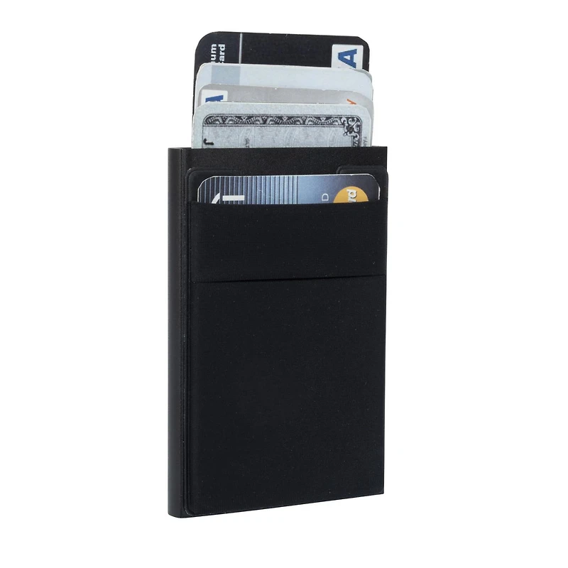 Time And True Ladies Push Button Card Wallet