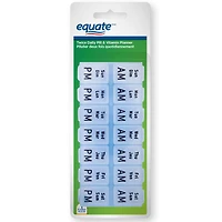 Equate Twice Daily Pill & Vitamin Planner, Box