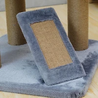 Vibrant Life 5-Level Cat Tree Tower with Condo and Natural Jute Scratching Posts and Pad, 55 Inch with Solid Condo