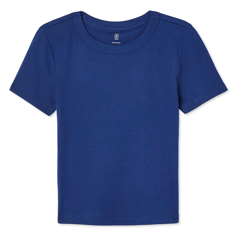 No Boundaries Women's Rib Baby Tee