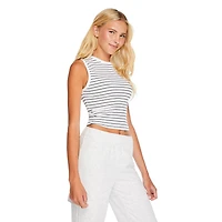 No Boundaries Women's Rib Tank, Sizes XS-XXL