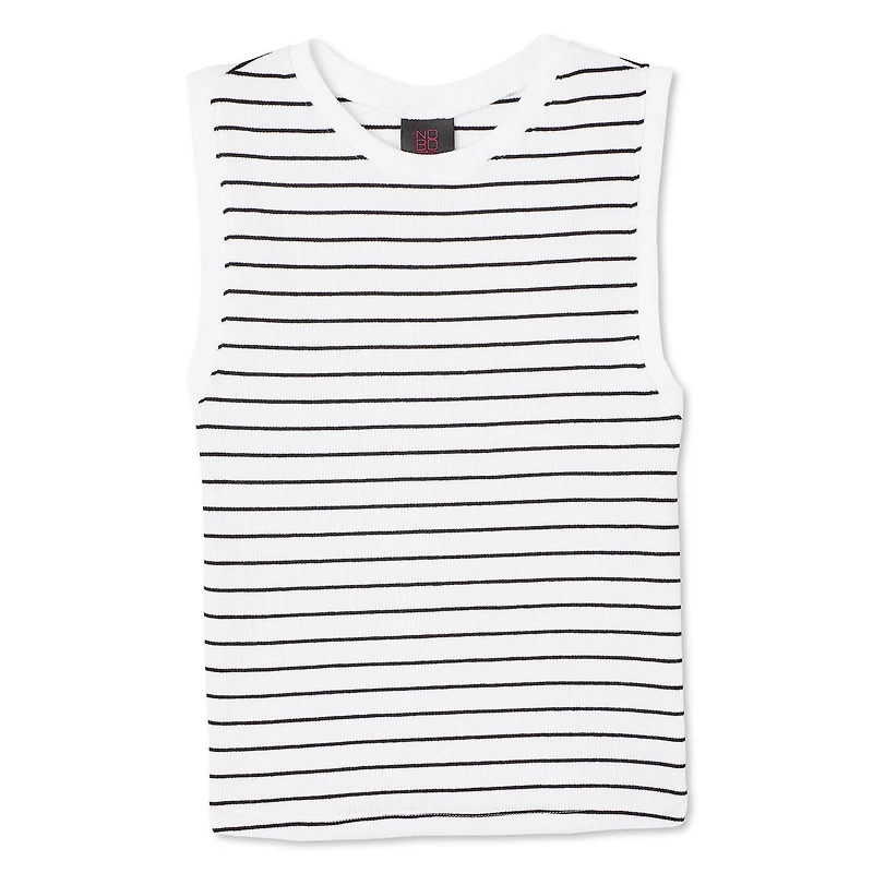 No Boundaries Women's Rib Tank, Sizes XS-XXL
