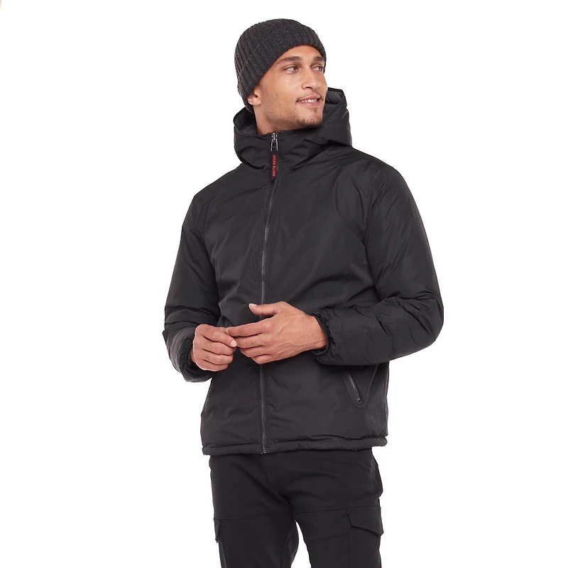 Dark Black Men's Reversible Jacket
