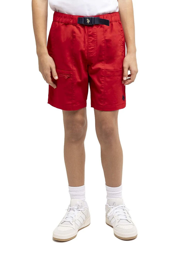 U.S. Polo Assn. Short à enfiler avec boucle Adventure pour garçon