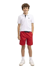 U.S. Polo Assn. Short à enfiler avec boucle Adventure pour garçon