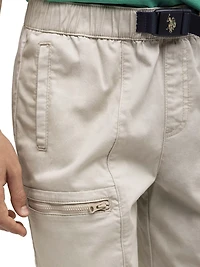 U.S. Polo Assn. Boy's Adventure Buckle Pull on Short
